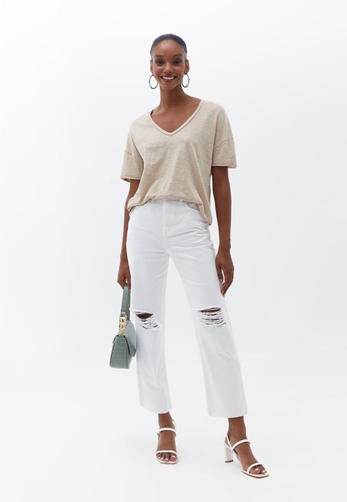 Dantelli Crop Atlet ve Pantolon Kombini