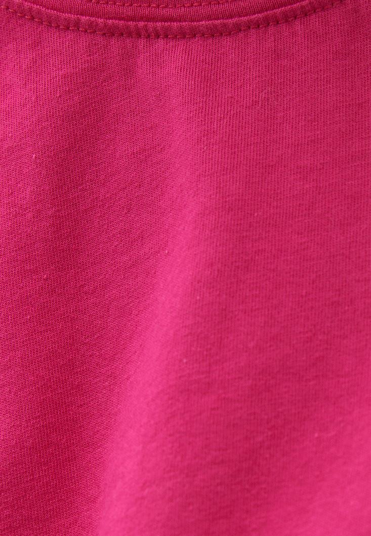 Women Pink Cotton Oversize Tshirt