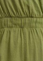 Women Green Double Breasted Culotte Jumpsuit