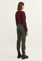 Bayan Yeşil Beli Lastikli Kargo Jogger Pantolon ( TENCEL™ )