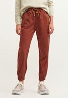 Bayan Kahverengi Beli Lastikli Kargo Jogger Pantolon ( TENCEL™ )