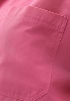 نساء وردي قميص بوبلين كبير الحجم