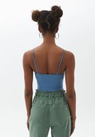 Bayan Mavi İnce Askılı Destekli Bralet