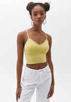 Bayan Sarı İnce Askılı Destekli Bralet