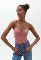 Bayan Pembe İnce Askılı Destekli Bralet