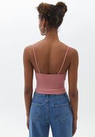 Bayan Pembe İnce Askılı Destekli Bralet