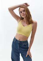 Women Yellow Seamless Bralet