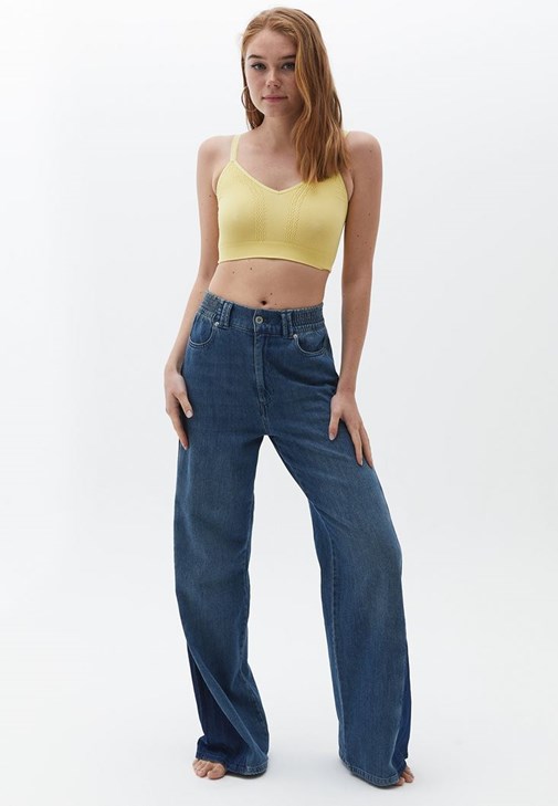 Dikişsiz Bralet ve Pantolon Kombini