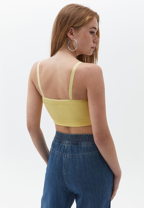 Dikişsiz Bralet ve Pantolon Kombini