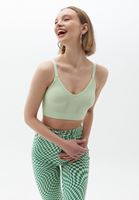 Women Green Seamless Bralet