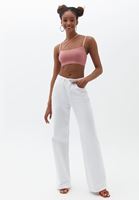 Bayan Pembe İnce Askılı Seamless Bralet