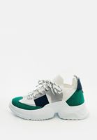 Women Green Thick sole sneakers