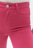 Women Pink TENCEL slimming effect skinny pants