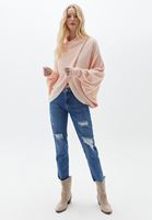 Triko Kazak ve Cigarette-Fit Pantolon Kombini