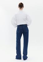 Bayan Mavi Ultra Yüksek Bel Bootcut Pantolon