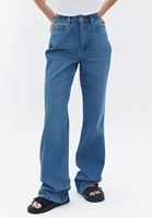 Bayan Mavi Ultra Yüksek Bel Bootcut Pantolon