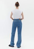 Bayan Mavi Ultra Yüksek Bel Bootcut Pantolon