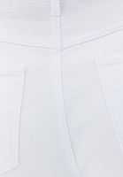 Women White High Rise Straight Fit Pants