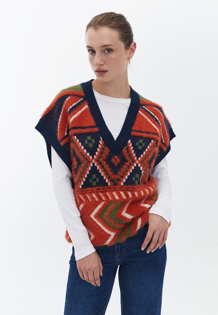 Women Mixed Soft Touch Pullover