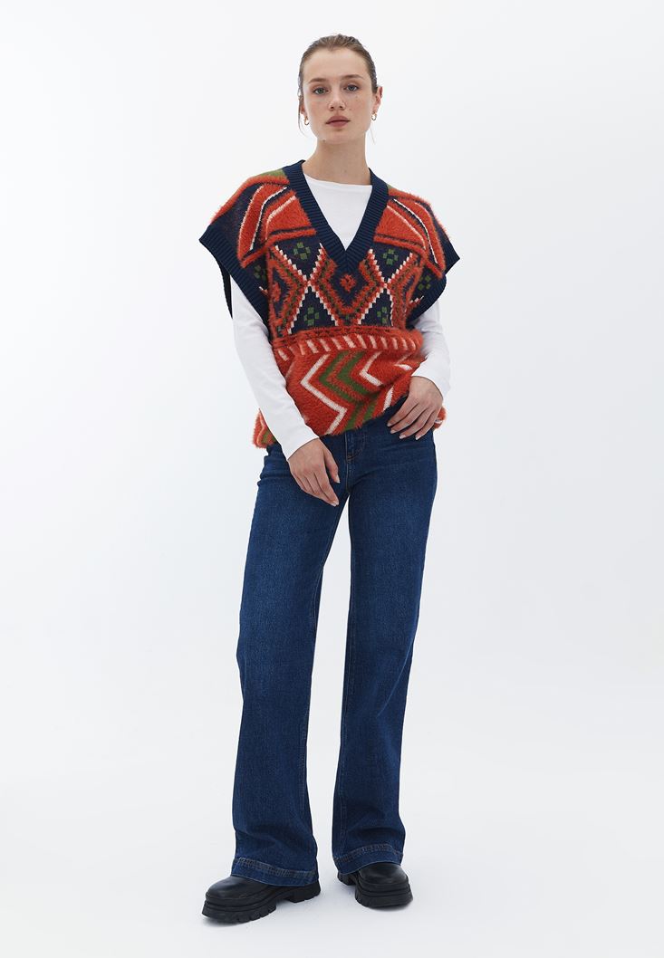 Women Mixed Soft Touch Pullover