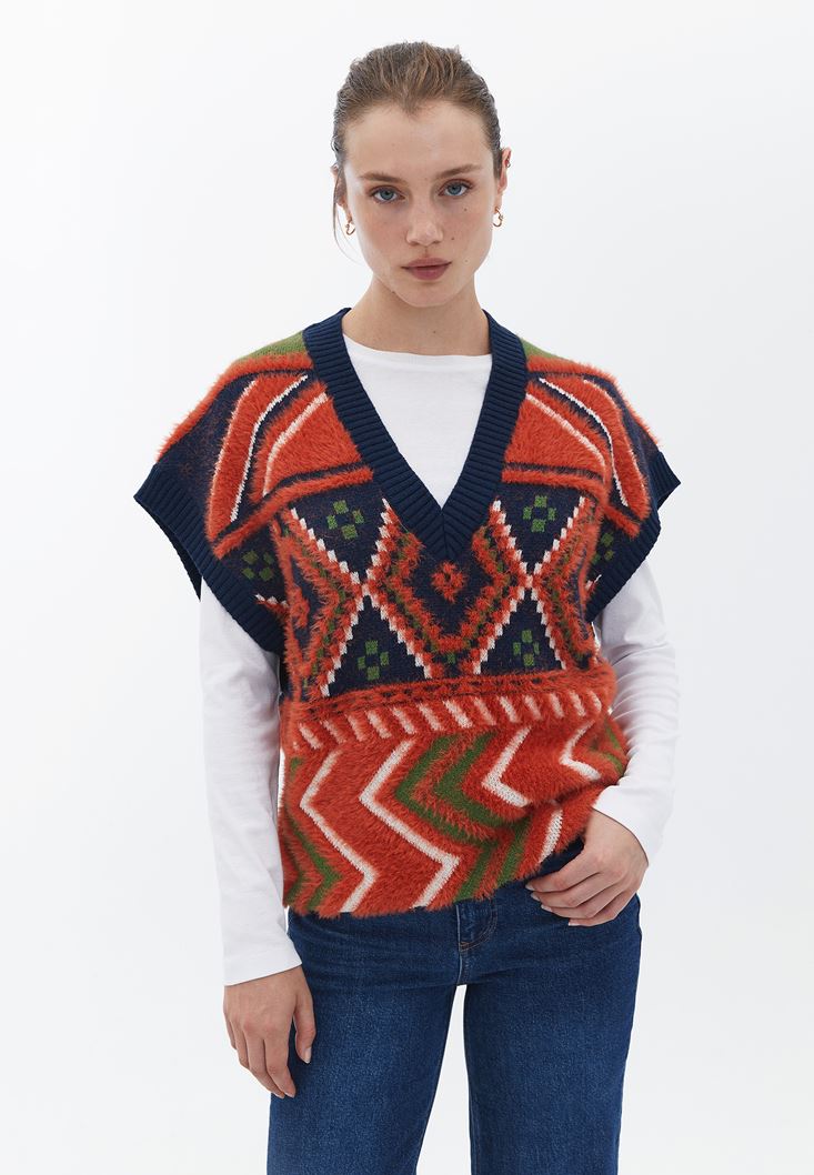 Women Mixed Soft Touch Pullover