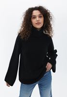 Women Black Soft Touch Loose Fit Sweater