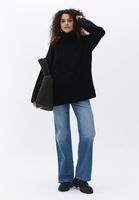 Women Black Soft Touch Loose Fit Sweater