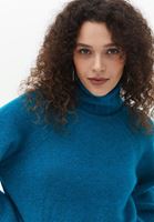 Women Blue Soft Touch Loose Fit Sweater