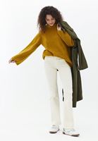 Women Yellow Soft Touch Loose Fit Sweater