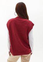 Women Pink V-Neck Knitwear Pullover