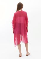 Bayan Pembe Midi Boy Basic Kimono