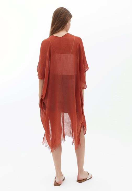 Basic Kimono ve Yüksek Bel Şort Kombini
