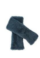 Bayan Yeşil Peluş Detaylı Eldiven 