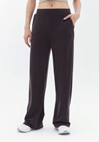 Bayan Kahverengi Yumuşak Dokulu Straight Pantolon ( MODAL )