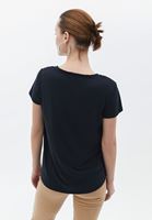 Women Black Soft Touch V-neck Tshirt