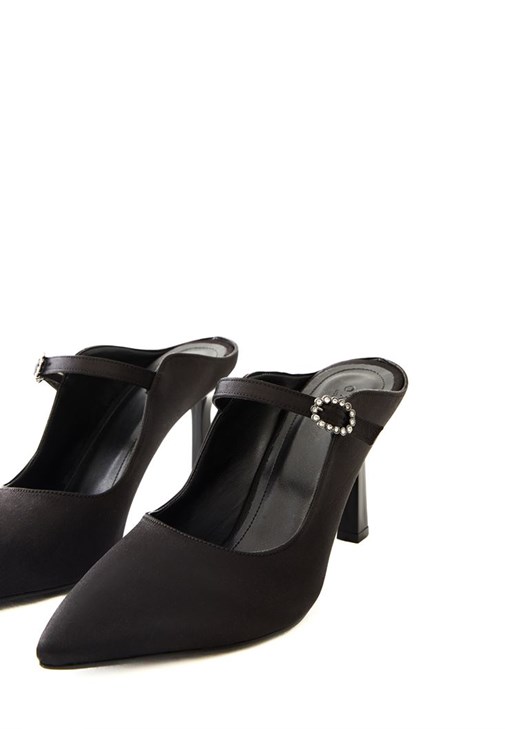 Studio Doe 2 ways Pointed Mules ブラック Studio Doe 2 ways Pointed Mules ブラック Black Gem