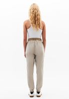 Women Beige Mid Rise Jogger Pants