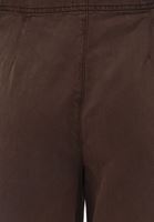 Bayan Kahverengi Orta Bel Wide-Leg Pantolon ( TENCEL™ )