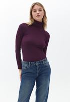 Bayan Mor Uzun Kollu Roll Neck