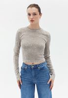 Yıkamalı Crop Top