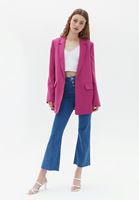 Women Blue Ultra High Rise Flared Pants