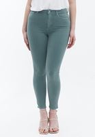 Bayan Yeşil Curvy Skinny Pantolon ( TENCEL™ )