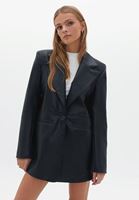 Women Black Oversize Blazer