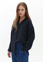 Women Black Oversize Shirt 