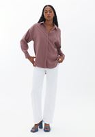 Women Pink Oversize Shirt 