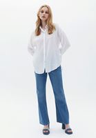 Women White Oversize Shirt 