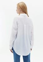 Women White Oversize Shirt 