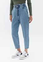 Women Blue High Rise Baggy Fit Denim Pants