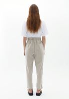 Women Beige Ultra High Rise Baggy Fit Pants