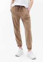 Women Brown Mid Rise Jogger Pants